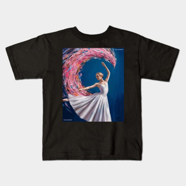 ballet girl Kids T-Shirt by JIUJITSU- BJJ